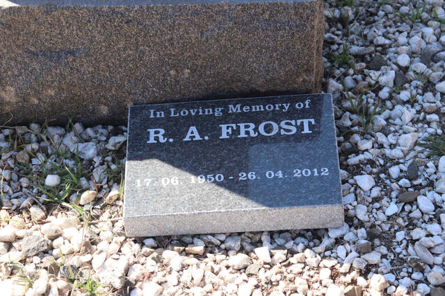 FROST R.A. 1950-2012
