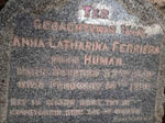 FERRIERA Anna Catharina nee HUMAN 1840-1910