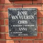 VUUREN Chris, Janse van 1924-2008 & Anna 1925-