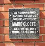 CLOETE Marie 1950-2008