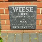 WIESE Rocco 1927-2020 & Max 1935-?