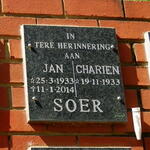 SOER Jan 1933-2014 & Charien 1933-