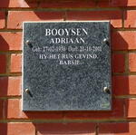 BOOYSEN Adriaan 1936-2011