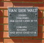 WALT Josias Johannes, van der 1941-2011 & Johanna Susanna 1943-2022