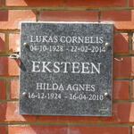 EKSTEEN Lukas Cornelis 1928-2014 & Hilda Agnes 1924-2010