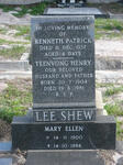 SHEW Kenneth Patrick, LEE 1937-1937 :: LEE SHEW Teenvong Henry 1904-1981 & Mary Ellen 1900-1986