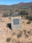 Northern Cape, NAMAQUALAND district, Namakwa Mountains, Road between Leliefontein and Witwater, Roadside memorial