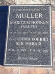 MULLER Maritz Schonken 1919-2002 & E.J. MARAIS 1922-2010