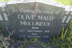 MULLINEUX Olive Maud 1891-1958