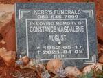AUGUST Constance Magdalene 1952-2021