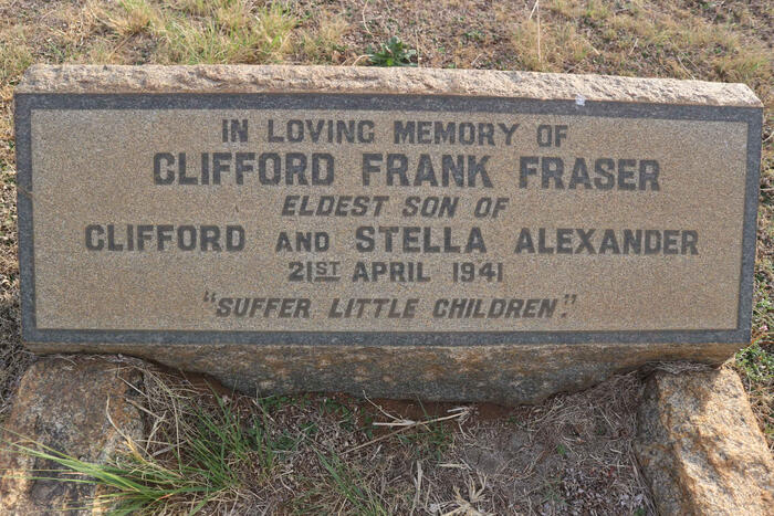 ALEXANDER Clifford Frank Fraser -1941