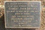 BROOKS Robert John -1933 & Eleanor -1942