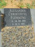 FLEMING Alexander Christoffel 1910-1912