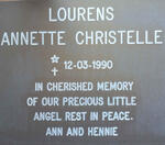 LOURENS Annette Christelle 1990-1990