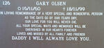 OLSEN Gary 1960-1999