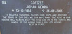 COETZEE Johan Georg 1952-2005