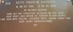 BADDOCK Keith Andrew 1955-2010