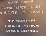 BAILING Peter William 1936-2017 & Daphne Theresa 1939-2012