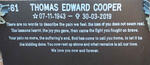 COOPER Thomas Edward 1943-2019