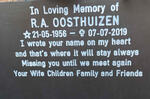 OOSTHUIZEN R.A. 1956-2019