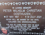 OOSTHUIZEN Peter Wilhelm Christian 1957-2021