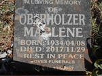 OBERHOLZER Marlene 1934-2017