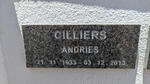 CILLIERS Andries 1933-2013