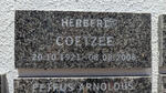 COETZEE Herbert 1921-2008