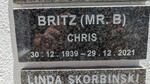 BRITZ Chris 1939-2021