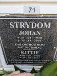 STRYDOM Johan 1930-2006 & Kittie 1930-2014