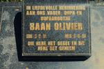 OLIVIER Baan 1911-1954