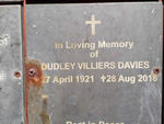 DAVIES Dudley Villiers 1921-2016