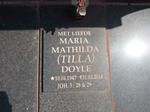DOYLE Maria Mathilda 1947-2014