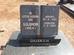 DUIKER Solomon 1922-2003
