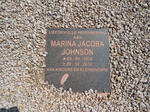 JOHNSON Marina Jacoba 1936-2012