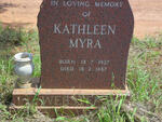 WEBSTER Kathleen Myra 1927-1987