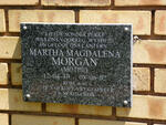 MORGAN Martha Magdalena 1930-2002