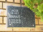 MARAIS Jacob de Wet 1976-2002