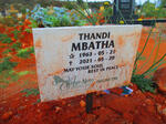 MBATHA Thandi 1963-2021