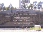 OTTO André de Kock 1907-1992 & Hester Anna WEGE 1912-1959