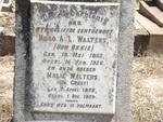WALTERS Hugo Amos A.L. 1852-1926 & Malie GREEF 1872-1929