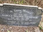 THOMPSON Harold Walter 1880-1923