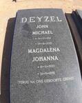 DEYZEL John Michael 1914-2000 & Magdalena Johanna 1920-1998