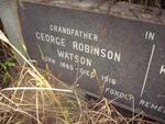 WATSON George Robinson 1865-1916
