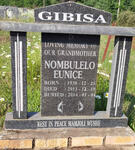 GIBISA Nombulelo Eunice 1930-2013