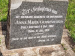 GERMISHUIZEN Anna Maria nee COETZEE 1902-1931