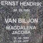 BILJON Ernst Hendrik, van 1955- & Magdalena Jacoba 1958-2017