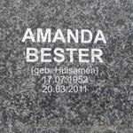 BESTER Amanda gebore HUISAMEN 1952-2011