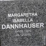DANNHAUSER Margaretha Isabella 1925-2011