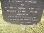 ACKERMANN Abraham Michael Forrest 1908-1971